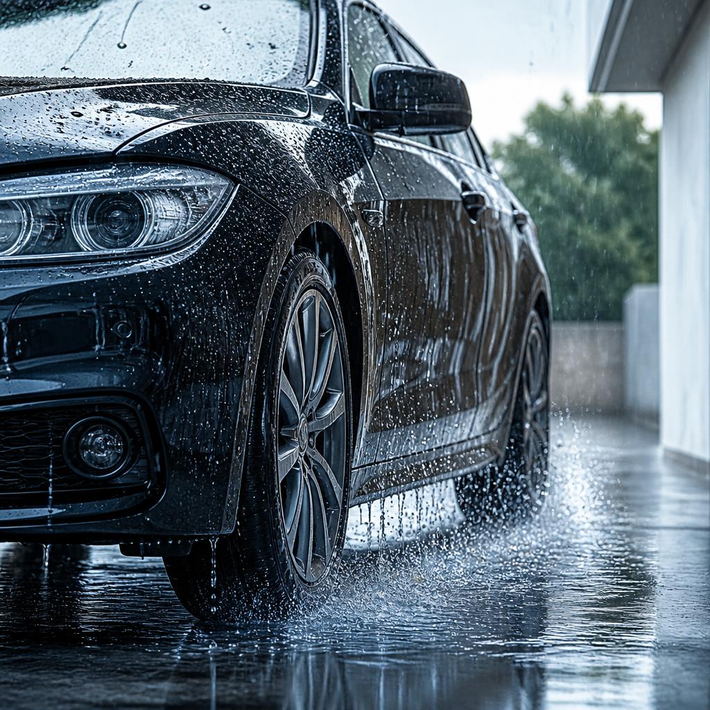 雨の日は思わぬ洗車チャンス！