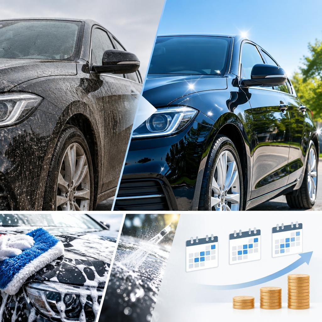 洗車の回数が多いほど、サブスクがおすすめな理由